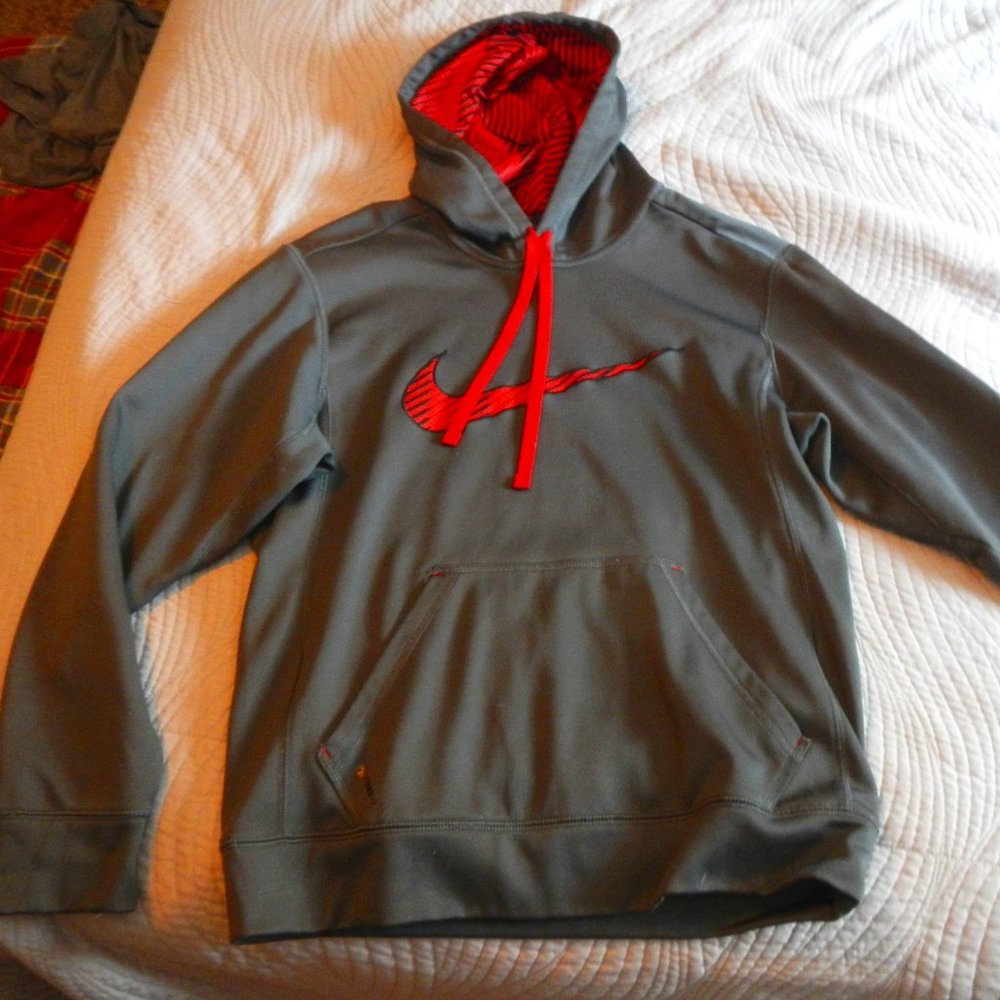 Nike Therma-Fit Charcoal Grey Hoodie  Men's Small